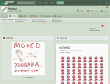 Tablet Screenshot of foxsoul.deviantart.com