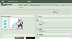 Desktop Screenshot of nobodyfreeze.deviantart.com