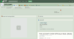 Desktop Screenshot of cookie-dragon.deviantart.com