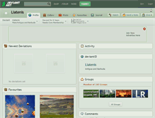 Tablet Screenshot of liatenis.deviantart.com