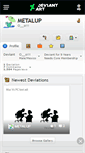 Mobile Screenshot of metalup.deviantart.com