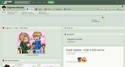 Desktop Screenshot of orgymon-fanclub.deviantart.com