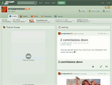 Tablet Screenshot of ericalannelson.deviantart.com
