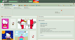 Desktop Screenshot of hellokitty-art.deviantart.com