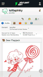 Mobile Screenshot of lolitapinky.deviantart.com