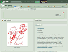 Tablet Screenshot of lolitapinky.deviantart.com