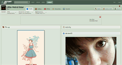 Desktop Screenshot of little-weird-sister.deviantart.com