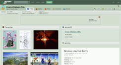 Desktop Screenshot of crazy-chicken-zilla.deviantart.com
