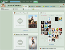 Tablet Screenshot of in-awe-of-woman.deviantart.com