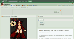 Desktop Screenshot of club-teru.deviantart.com