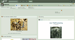Desktop Screenshot of lasarousi.deviantart.com