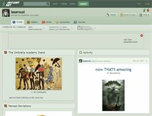 Tablet Screenshot of lasarousi.deviantart.com