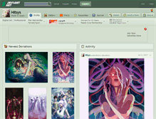 Tablet Screenshot of hitsys.deviantart.com