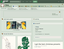 Tablet Screenshot of i-yena.deviantart.com