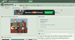 Desktop Screenshot of metalexveemon.deviantart.com