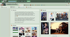 Desktop Screenshot of cosplaycommunity.deviantart.com