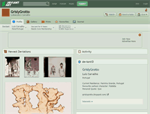 Tablet Screenshot of grislygrotto.deviantart.com