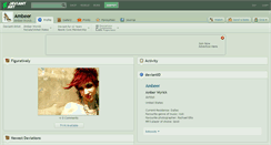 Desktop Screenshot of ambeer.deviantart.com