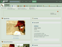 Tablet Screenshot of ambeer.deviantart.com