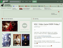 Tablet Screenshot of anstellos.deviantart.com