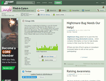 Tablet Screenshot of find-a-cure.deviantart.com