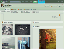 Tablet Screenshot of anneclaires.deviantart.com
