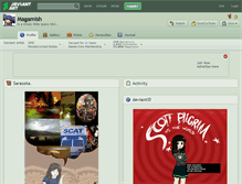 Tablet Screenshot of magamish.deviantart.com