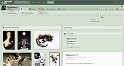 Desktop Screenshot of digitalshock.deviantart.com