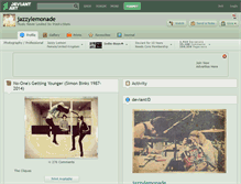 Tablet Screenshot of jazzylemonade.deviantart.com