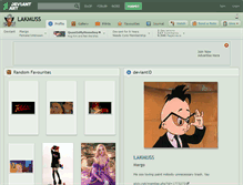 Tablet Screenshot of lakmuss.deviantart.com