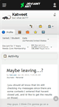 Mobile Screenshot of katweet.deviantart.com