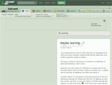 Tablet Screenshot of katweet.deviantart.com