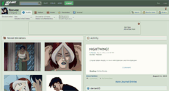 Desktop Screenshot of foxwox.deviantart.com