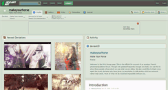Desktop Screenshot of makeyourhorse.deviantart.com
