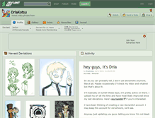 Tablet Screenshot of driakotsu.deviantart.com