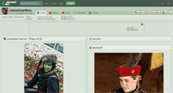 Desktop Screenshot of colonelliamross.deviantart.com