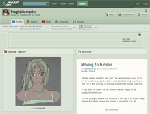Tablet Screenshot of fragilememories.deviantart.com