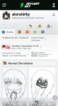 Mobile Screenshot of aiorokirby.deviantart.com