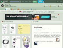 Tablet Screenshot of aiorokirby.deviantart.com