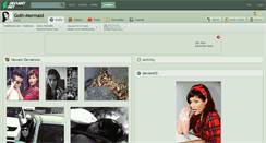 Desktop Screenshot of goth-mermaid.deviantart.com