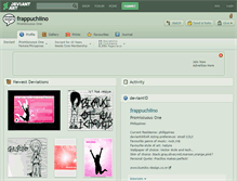 Tablet Screenshot of frappuchiino.deviantart.com