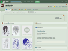 Tablet Screenshot of hanakotoba.deviantart.com