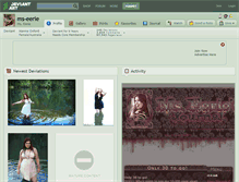Tablet Screenshot of ms-eerie.deviantart.com