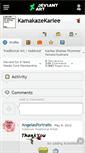 Mobile Screenshot of kamakazekarlee.deviantart.com