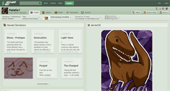 Desktop Screenshot of halatia.deviantart.com