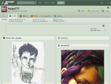 Tablet Screenshot of nouta777.deviantart.com