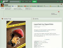 Tablet Screenshot of h4nd.deviantart.com