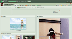 Desktop Screenshot of masquerade5020.deviantart.com