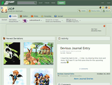 Tablet Screenshot of j-c-p.deviantart.com