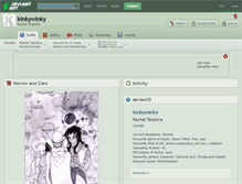 Tablet Screenshot of kinkywinky.deviantart.com